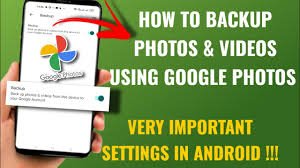 Backup Photos and Videos with Google Photos