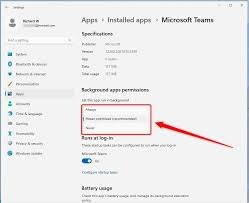 Manage Background Apps and Updates