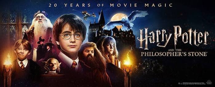Harry Potter standing at Hogwarts Castle with magical surroundings and wizarding world atmosphere